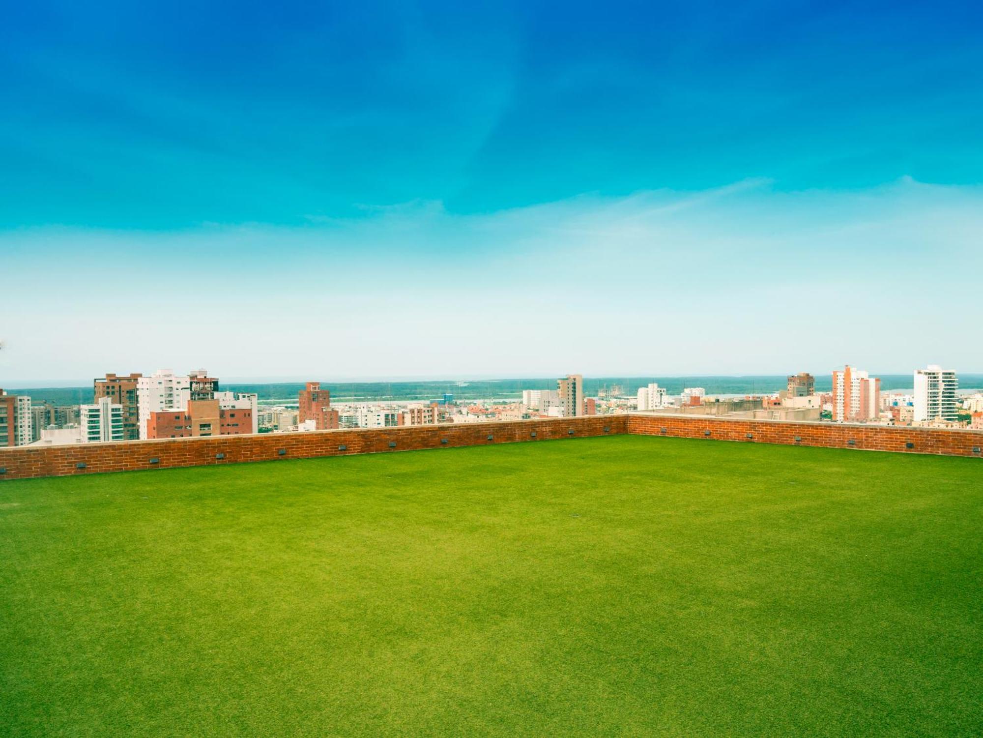 Hotel Dann Carlton Barranquilla Y Centro De Convenciones المظهر الخارجي الصورة View from the rooftop of the hotel